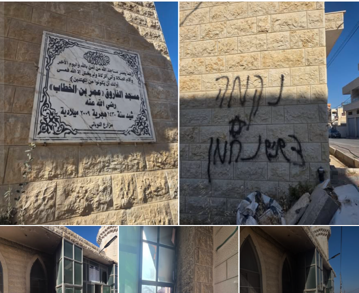 مستوطنون  يحرقون مسجدين في جلجليا ومزارع النوباني... والاوقاف تستنكر